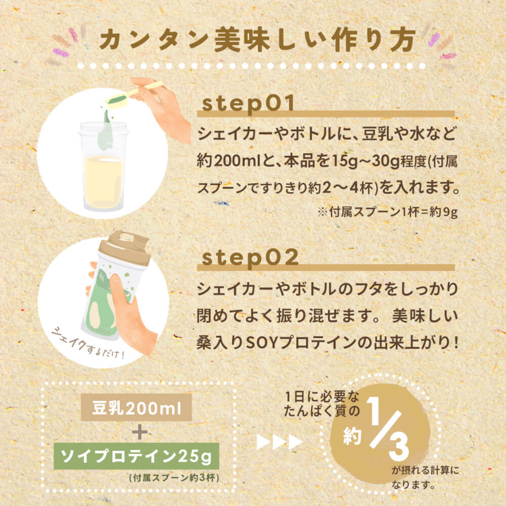 わくわく園桑ソイプロテイン レビュー